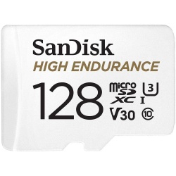 SanDisk High Endurance 100MBs Micro SDXC Card with Adapter 128GB